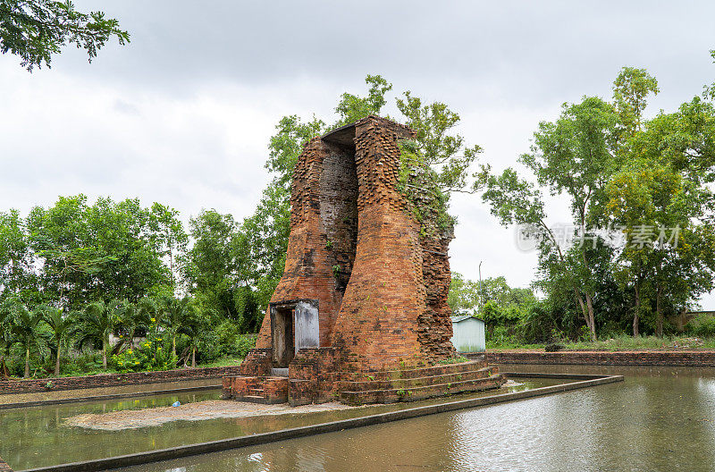古老的占婆塔属于越南北寮省的Oc Eo文化